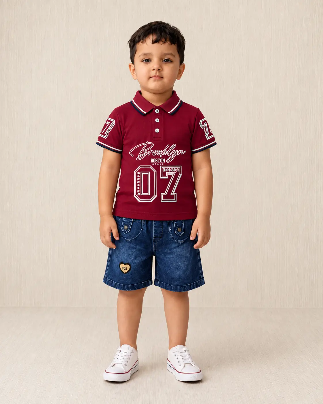 Boys' Graphic Polo T-Shirt
